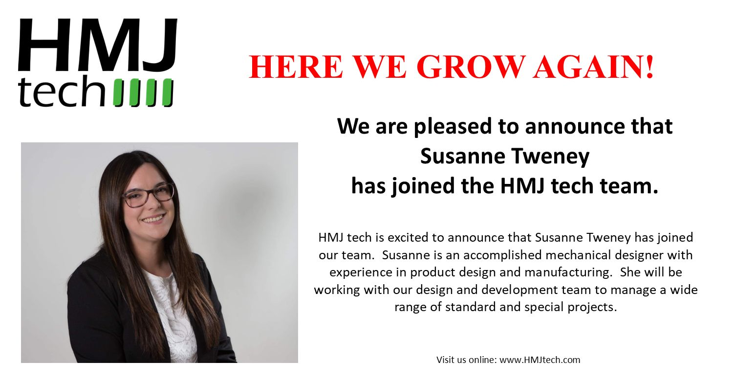 We are pleased to annouce that Susanne Tweney has joined the HMJ Tech Team