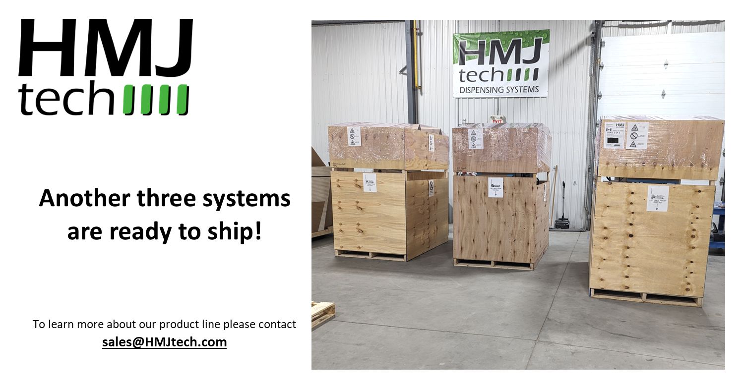 HMJ tech systems are packaged and ready to ship